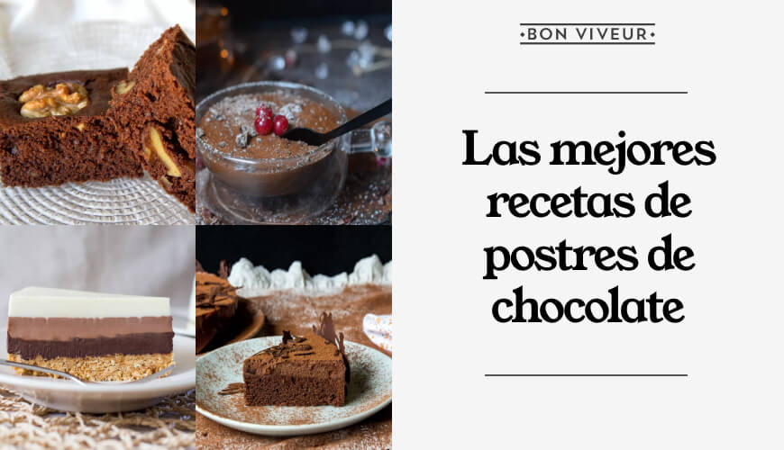 Las mejores recetas de postres de chocolate